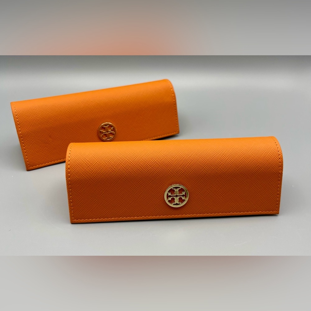 Tory Burch Orange Glasses Cases - Set of 2